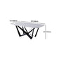 Modern Dining Set 1/4/5/7 Pcs Rectangle Dining Table with Wingback Chairs Clearhalo 'Dining Room Sets' 'Dining Tables & Seating' 'dining_room_set' 'furn' 'furn_dining_room_set' 'Furniture' 'Kitchen & Dining Furniture' 1200x1200_32016b37-3e19-4319-81e9-becd7e991edc