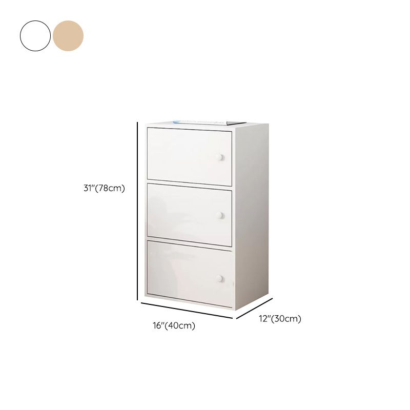 Simple Side Cabinet with Doors Modern Faux Wood Accent Cabinet Clearhalo 'Cabinets & Chests' 'cabinets_chests' 'furn' 'furn_cabinets_chests' 'Furniture' 'Living Room Furniture' 1200x1200_3202009d-af87-4168-a8e6-9a5554757a52