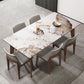 Rectangle Sintered Stone Table for Restaurant Medieval Modern Table with 4 Legs Clearhalo 'Dining Tables & Seating' 'Dining Tables' 'dining_table' 'furn' 'furn_dining_table' 'Furniture' 'furniture_dining_table' 'Kitchen & Dining Furniture' 'kitchen' 'kitchen_dining_table' 1200x1200_320710af-3a10-44c8-bcca-0011df00bc94