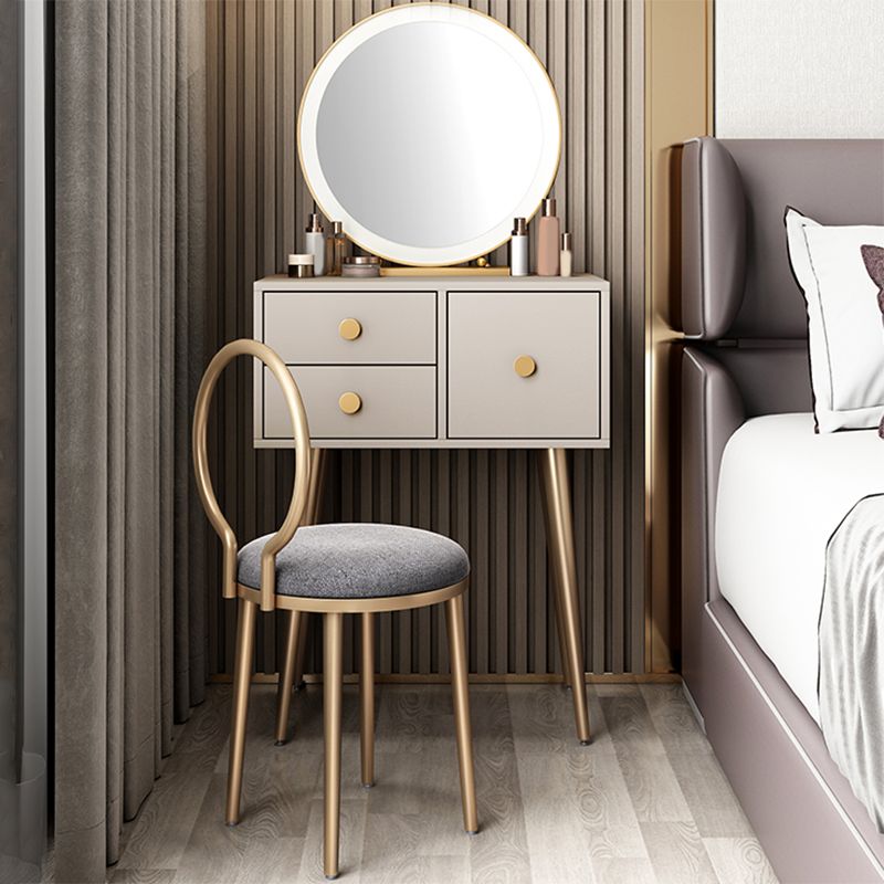 23. 6 "brede ijdelheid tafel ingesteld met ontlasting moderne 3-lading kleedtafel