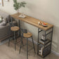Living Room Wood Counter Wine Table Rectangle Storage Natural Bar Height Pub Table Clearhalo 'Bar Furniture' 'Bar Tables' 'bar_tables' 'furn' 'furn_bar_tables' 'Furniture' 'furniture_bar_tables' 'Kitchen & Dining Furniture' 'kitchen&dining_furn' 'kitchen' 1200x1200_320a7785-9674-4e02-af0f-7febdbf1973c