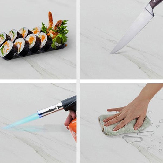 Juego de mesa redonda de piedra sinterizada de estilo glamour nórdico 1/4/5/7 Piezas Conjunto de comidas