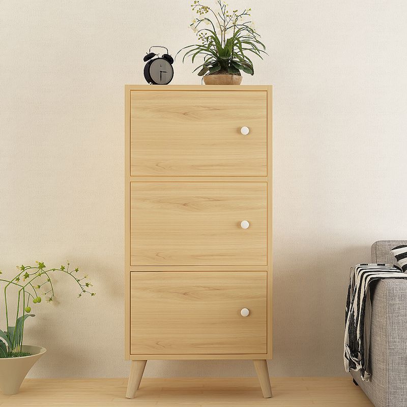 9.44" Wide Storage Cabinet with Doors Contemporary Wooden Accent Cabinet Clearhalo 'Cabinets & Chests' 'cabinets_chests' 'furn' 'furn_cabinets_chests' 'Furniture' 'Living Room Furniture' 1200x1200_320fea50-0fd5-40cf-8f53-ba0653f39d6b