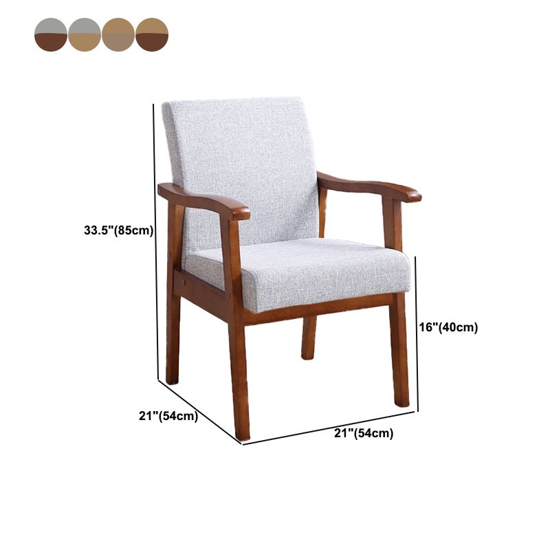 Mid-century Solid Wood Frame Removable Slipcover Accent Armchair Clearhalo 'Accent Chairs' 'accent_chairs' 'Chairs & Seating' 'furn' 'furn_accent_chairs' 'Furniture' 'Living Room Furniture' 1200x1200_32105c4e-22b5-4e3c-9e12-e2f724d47201