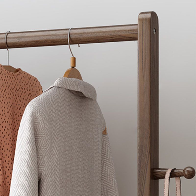 Estante de estilo de estilo moderno ceniza sólida de madera libre de madera de diseño estante de abrigo