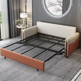Letto di divano resistente alle macchie quadrate quadrate contemporanee con 2 cuscini
