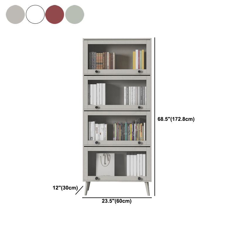 Geschlossenes Metall Bücherregal Nordic Minimalist Home Wohnzimmer Schlafzimmer Bücherregal