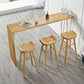 Rectangle Solid Wood Counter Set 1/2/3 Pieces Glam Counter Height Set in Natural Clearhalo 'Bar Furniture' 'furn' 'furn_home_bar_bar_sets' 'Furniture' 'Home Bars & Bar Sets' 'home_bar_bar_sets' 'Kitchen & Dining Furniture' 1200x1200_3217f46b-6b94-47bd-93e4-0d3c78eab990