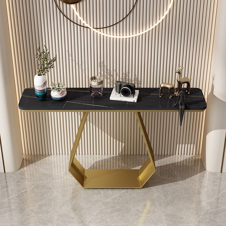 Tavolo di divano console con console antichi console console glam rettangolare