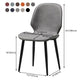 Restaurant Upholstered Beetle Shape Side Chair Wingback Matte Finish Dining Chair Clearhalo ' kitchen&dining_furn' 'Dining Chairs' 'Dining Tables & Seating' 'dining_chair' 'furn' 'furn_dining_chair' 'Furniture' 'furniture_dining_chair' 'Kitchen & Dining Furniture' 'kitchen' 1200x1200_32183ac4-691c-4fc4-bd23-5362ea9d1683