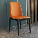 Contemporary Chair Dining Armless Chairs with Wooden Legs for Kitchen Clearhalo ' kitchen&dining_furn' 'Dining Chairs' 'Dining Tables & Seating' 'dining_chair' 'Furniture' 'furniture_dining_chair' 'Kitchen & Dining Furniture' 'kitchen' 1200x1200_321db338-d793-47e8-a8a4-f41062db4494