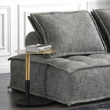 ボルスター枕を備えたモダンなソファボーナスルーム用アームレスセッピー