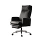 Silla moderna de gerente de brazos fijos Silla ajustable en altura con ruedas