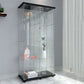 Contemporary Tempered Glass Curio Cabinet Glass Doors Display Cabinet for Bedroom Clearhalo 'Display & China Cabinets' 'display_china_cabinets' 'furn' 'furn_display_china_cabinets' 'Furniture' 'Kitchen & Dining Furniture' 1200x1200_321f8da1-64f9-4f06-9596-c175f945b5d8