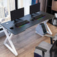 Ergonomic Home Computer Desk Trestle Gaming Desk with Metal Legs Clearhalo 'furn' 'furn_office_desk' 'Furniture' 'Office Desks' 'Office Furniture' 'office_desk' 1200x1200_3220c061-da68-46b2-8db0-730532b9b6ae