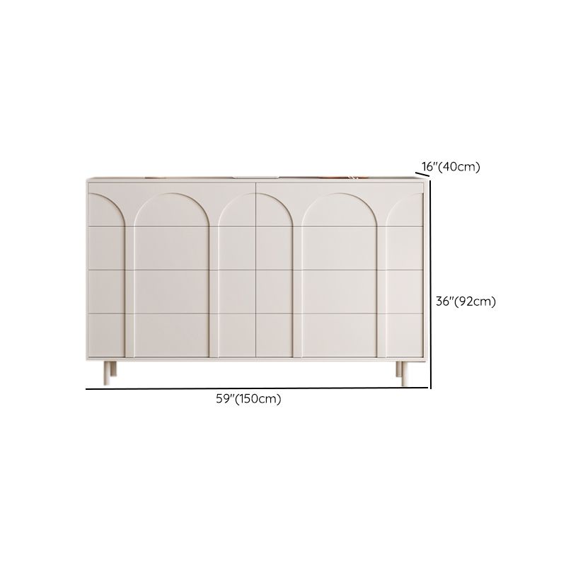 Cómoda cómoda de almacenamiento contemporánea, cómoda de madera para dormitorio