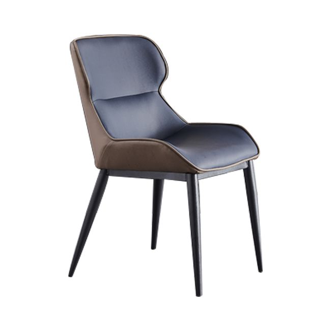 Modern Indoor-Outdoor Dining Room Armchairs Upholstered Linen Fabric Dining Metal Chair Clearhalo ' kitchen&dining_furn' 'Dining Chairs' 'Dining Tables & Seating' 'dining_chair' 'furn' 'furn_dining_chair' 'Furniture' 'furniture_dining_chair' 'Kitchen & Dining Furniture' 'kitchen' 1200x1200_322d6b4e-a9a9-43ac-8321-68d5cdc048be