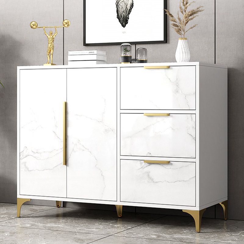 Tavolo da buffet in legno bacheca in stile moderno con cassetti e armadi