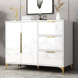 Tavolo da buffet in legno bacheca in stile moderno con cassetti e armadi