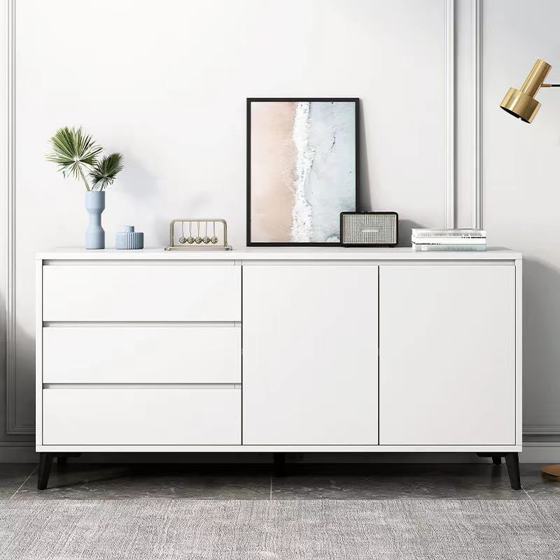 Stain Resistant Storage Cabinet Wood Side Cabinet with Drawer Clearhalo 'Cabinets & Chests' 'cabinets_chests' 'furn' 'furn_cabinets_chests' 'Furniture' 'Living Room Furniture' 1200x1200_3235b743-5d86-46fe-b888-bd1ebc31e853