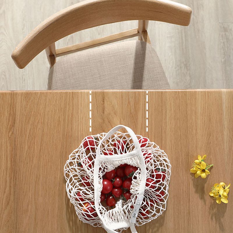 キッチンのための無地の木材長方形のダイニングテーブル付きモダンテーブル