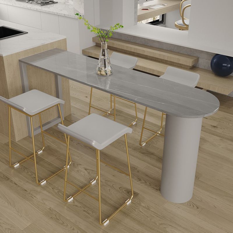 PU Leather Barstools Industrial Metal Armless Bar Stool with Footrest Clearhalo 'Bar Furniture' 'Bar Stools' 'bar_stools' 'furn' 'furn_bar_stools' 'Furniture' 'Kitchen & Dining Furniture' 1200x1200_3236c2ec-e8d0-45e3-8078-1e0629332472