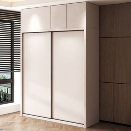 Gabinete de almacenamiento de madera de dormitorio Armoire de estilo moderno con varilla de ropa