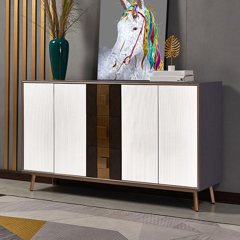 MODERNA SIDECCHIO TABELLO ABBIGLIAMENTO INDICATURA LEGNO - 59,01 "L X 15,75" W X 35.43 "H