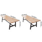 Rectangle Wood Color Dining Table Solid Wood Table Industrial with Trestle Base Clearhalo ' dining_table' 'Dining Tables & Seating' 'Dining Tables' 'furn' 'furn_dining_table' 'Furniture' 'furniture_dining_table' 'Kitchen & Dining Furniture' 'kitchen&dining_furn' 'kitchen' 'kitchen_dining_table' 1200x1200_323ba1ed-26bb-48f7-9993-ebf761636dab