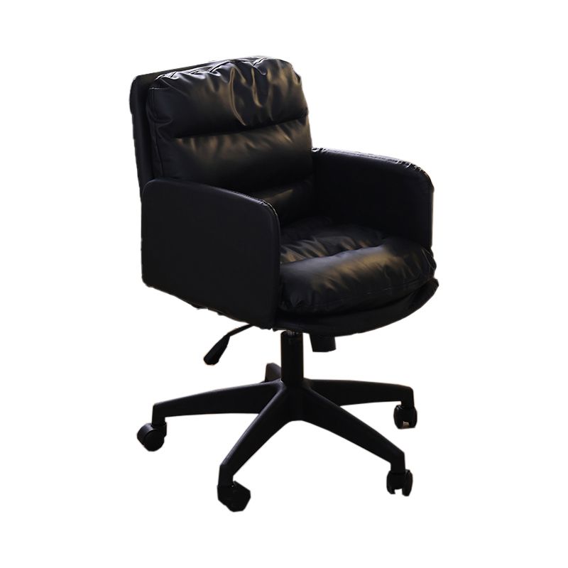 Padded Arms Working Chair Modern Mid Back Swivel Office Chair Clearhalo 'furn' 'furn_office_chair' 'Furniture' 'Office Chairs' 'Office Furniture' 'office_chair' 1200x1200_323c509b-9fcf-47e0-a09c-91c6f6842b5f