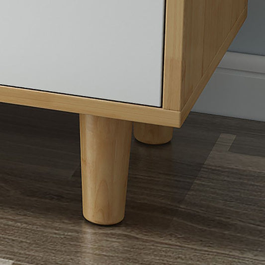 23.62 inch Wide Scandinavian Style Coffee Cocktail Table Solid Wood Coffee Table