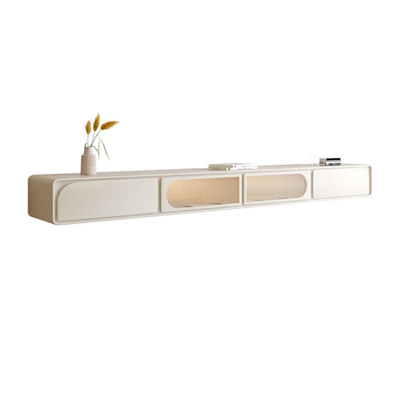 Modern TV Console Wall-mounted Media Console Enclosed Storage Console with Drawer Clearhalo 'furn' 'furn_tv_stands_entertainment_centers' 'Furniture' 'Living Room Furniture' 'TV Stands & Entertainment Centers' 'TV Stands & Media Storage Furniture' 'tv_stands_entertainment_centers' 1200x1200_323eb8f4-4e81-4a9e-9d95-239916d25391