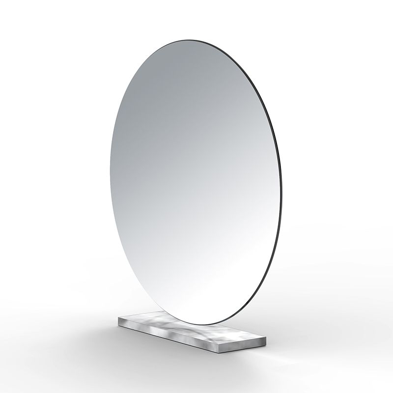 Zeitgenössische 2 Schubladen Eitelkeitstisch mit Spiegel & Stuhl Clear Clear Acryl -Waschtisch -Set