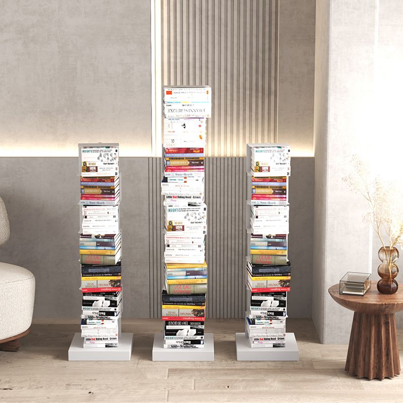 Modern Style Bookshelf Vertical Metal Closed Back Bookcase for Home Clearhalo 'Bookcases' 'furn' 'furn_bookcases' 'Furniture' 'furniture_bookcases' 'Office Furniture' 1200x1200_323fc2b4-f87d-459e-abab-0806a77a90f9