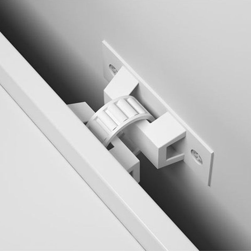 Estantería de estilo moderno de estantería cerrada con puerta de vidrio para la oficina en casa