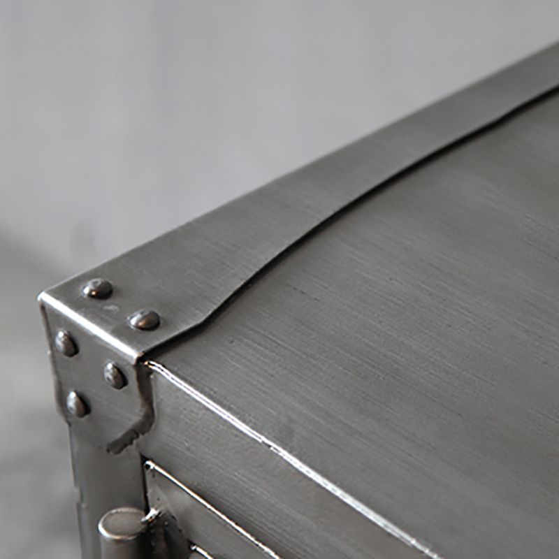 Console TV in stile industriale da 15,75 "W TV con 2 porte per soggiorno