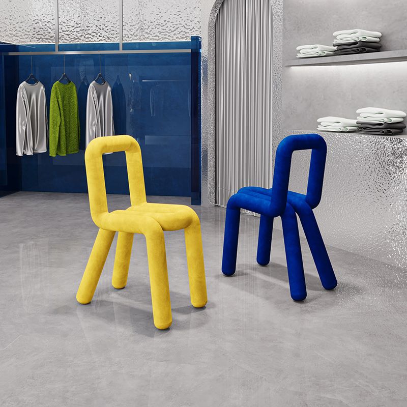 Contemporary Style Side Chair Open Back Dining Chair for Indoor Clearhalo 'Dining Chairs' 'Dining Tables & Seating' 'dining_chair' 'furn' 'furn_dining_chair' 'Furniture' 'Kitchen & Dining Furniture' 1200x1200_3240a9bf-efeb-45eb-b32a-8dfe2b687aae