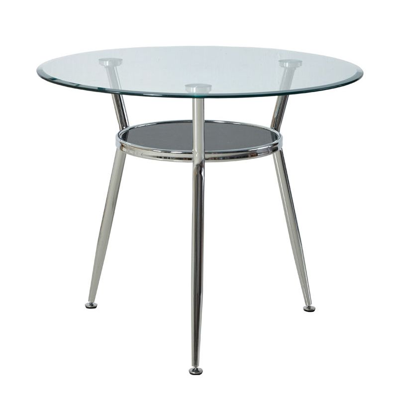 Simplicity Dining Site Table Tempered Glass Dining Room Home Furniture Clearhalo ' dining_table' 'Dining Tables & Seating' 'Dining Tables' 'furn' 'furn_dining_table' 'Furniture' 'furniture_dining_table' 'Kitchen & Dining Furniture' 'kitchen&dining_furn' 'kitchen' 'kitchen_dining_table' 1200x1200_32420562-2401-475c-be84-15f8bc52b1af
