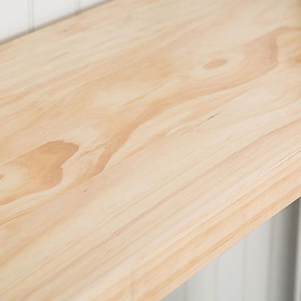 Tavolo da altezza della barra in legno metallo tavolo da barra a piedistallo doppia con conservazione