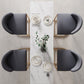 Rectangle Bar Counter Table Glam Style Faux Marble Bar Counter Table for Kitchen