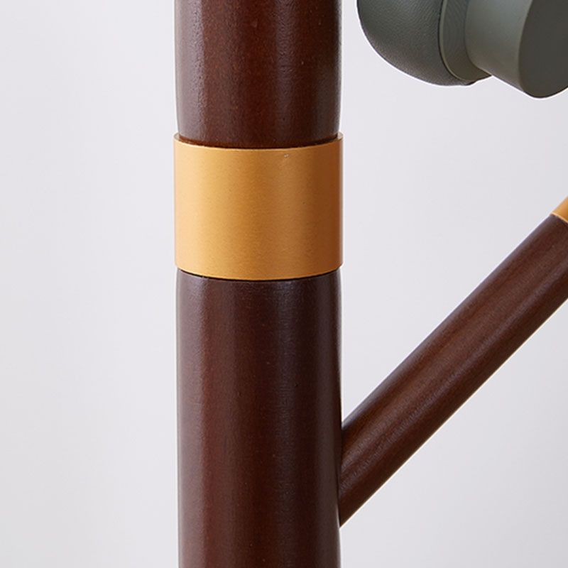 Rastrellino per cappotto per gancio di legno per cappotto moderno con ganci