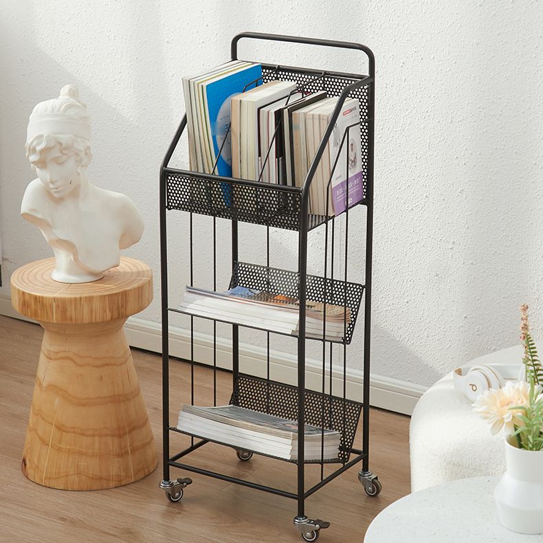 13.8"L Glam Style Bookcase Open Back Shelf Bookcase for Office and Study Room Clearhalo 'Bookcases' 'furn' 'furn_bookcases' 'Furniture' 'furniture_bookcases' 'Office Furniture' 1200x1200_324bce44-1349-430d-8056-5a963ddfa435