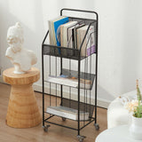 13.8"L Glam Style Bookcase Open Back Shelf Bookcase for Office and Study Room Clearhalo 'Bookcases' 'furn' 'furn_bookcases' 'Furniture' 'furniture_bookcases' 'Office Furniture' 1200x1200_324bce44-1349-430d-8056-5a963ddfa435