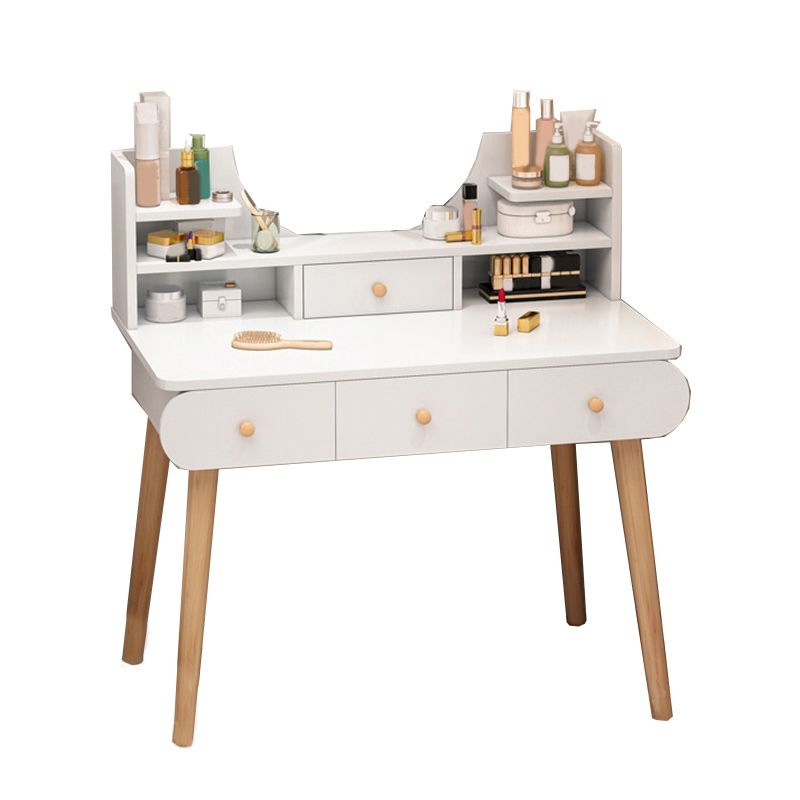 Scandinavische slaapkamer opbergdoos staan ​​rechte voeten ijdelheid bureau