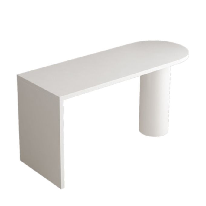 Modern Double Pedestal Bar Height Table Solid Wood Living Room Hall/Pub Table