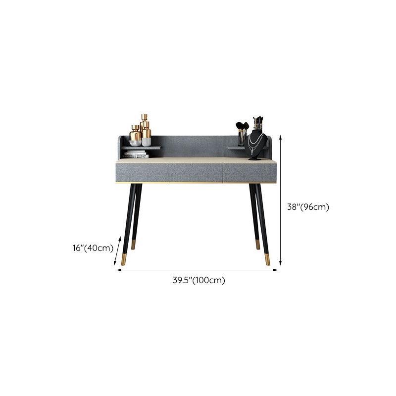 15,74 "vanità per trucco largo con tavolo da trucco in legno in stile moderno