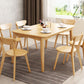 Rectangle Contemporary Dining Table Solid Wood Dining Room Table