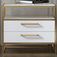 Metal and Wood Bedside Cabinet Modern Minimalist Open Bedside Table with Legs Clearhalo 'Bedroom Furniture' 'furn' 'furn_night_stand' 'Furniture' 'night_stand' 'Nightstands' 1200x1200_324d6aae-1199-4abf-b42d-6edd63c308e5