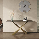 16 inch Wide Modern Console Table Rectangle Stone Sofa Console Table Clearhalo 'Console Tables' 'console_tables' 'Entry & Mudroom Furniture' 'furn' 'furn_console_tables' 'Furniture' 1200x1200_324d7cbd-7c98-4f46-8bc1-262caa871e93