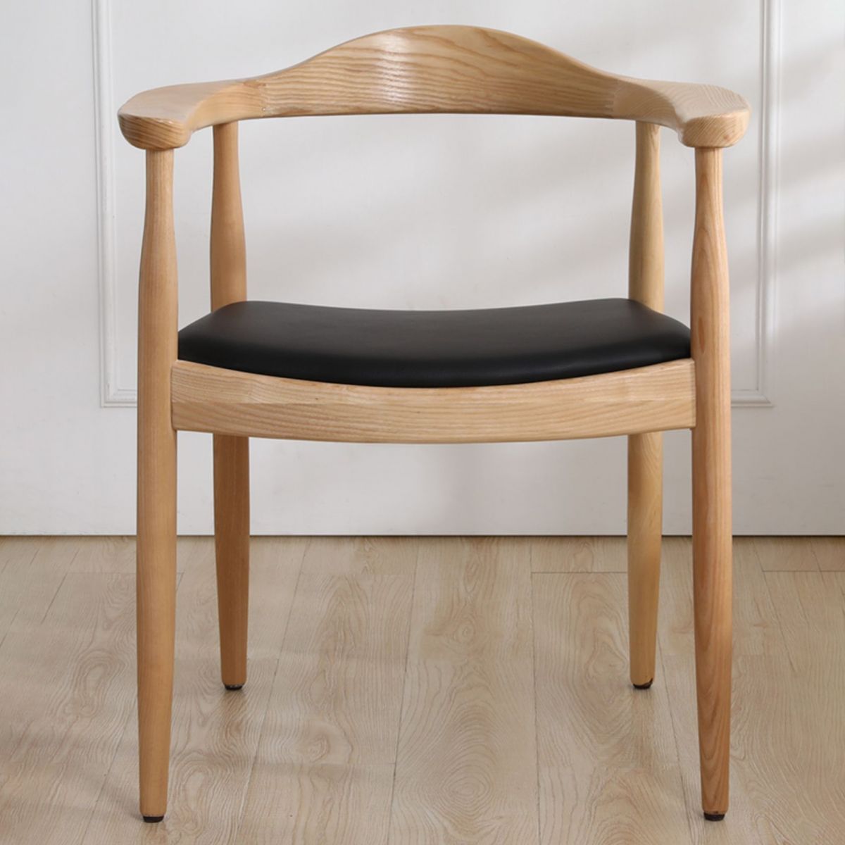 Nordic Style Arm Chair Wood Open Back Dining Side Chair for Restaurant Clearhalo 'Dining Chairs' 'Dining Tables & Seating' 'dining_chair' 'furn' 'furn_dining_chair' 'Furniture' 'furniture_dining_chair' 'Kitchen & Dining Furniture' 1200x1200_325721a3-a327-4423-a8d4-17889f7a0174